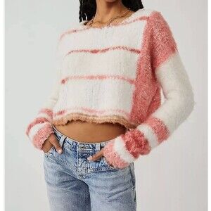 Free People Pull Emerson In Champagne Dream Comb Size Medium retail $148 NWT